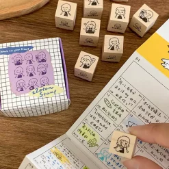 Molinta Wooden Stamp Set – Daily Life Vol. 4 — gallery
