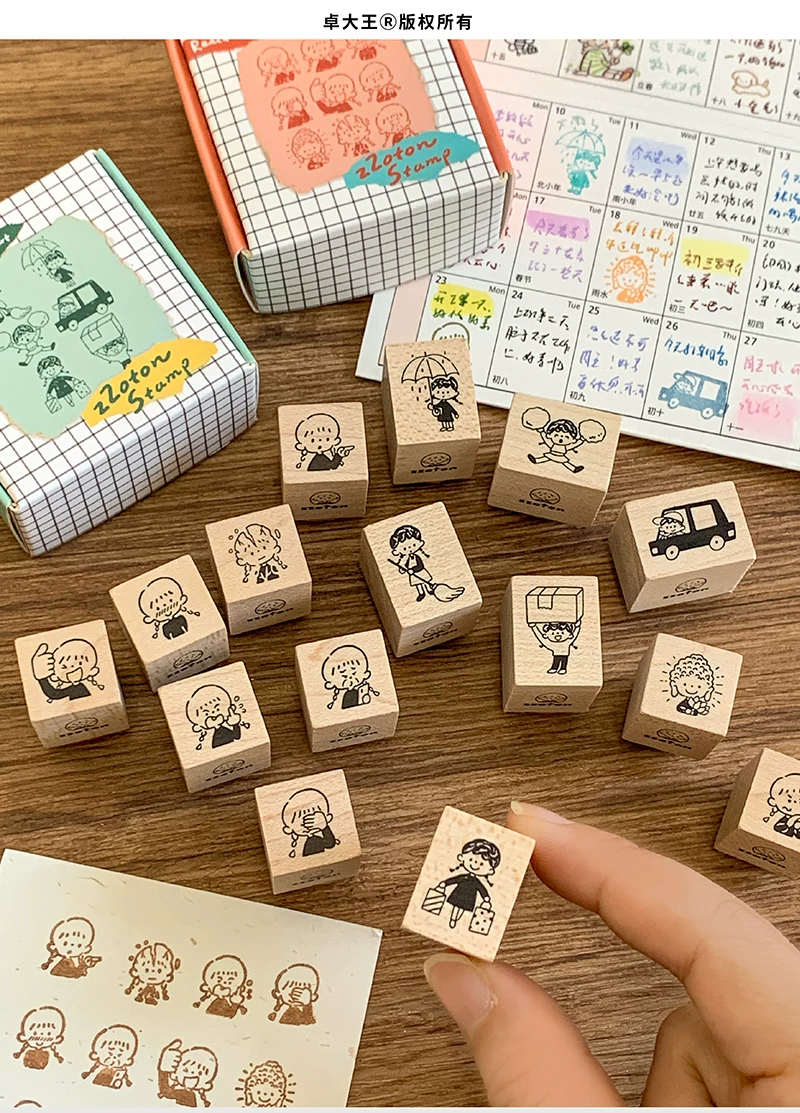 Molinta Wooden Stamp – Shopping — gallery