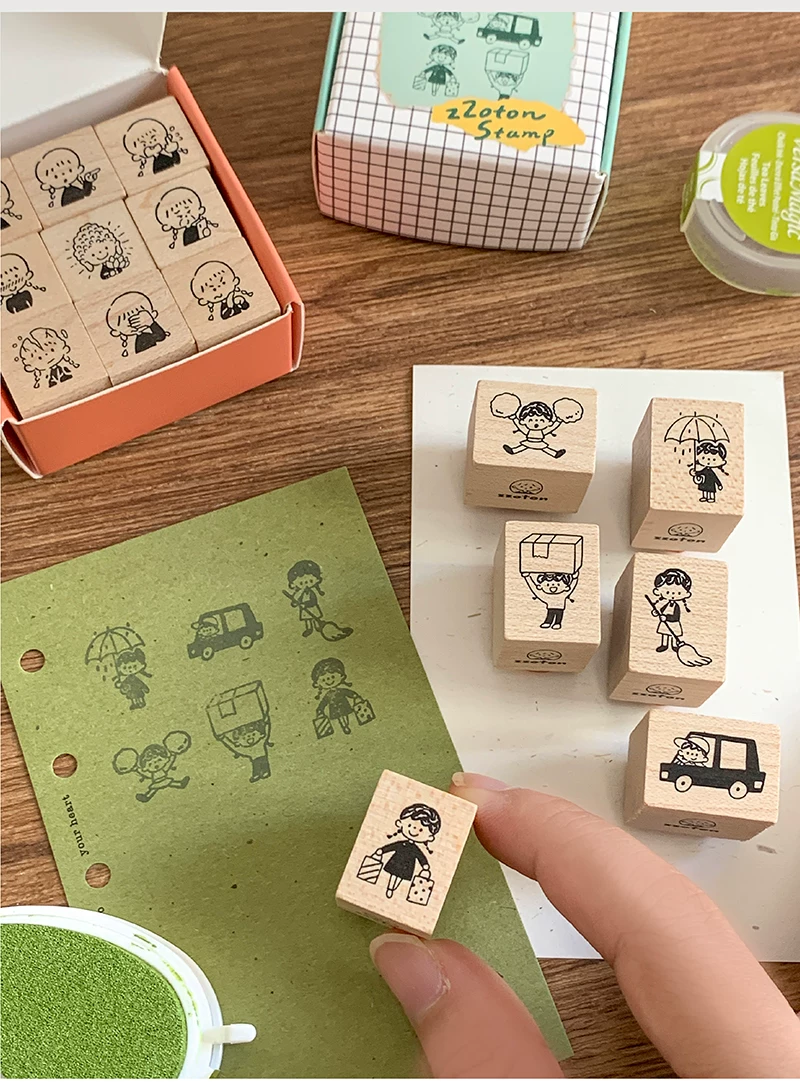 Molinta Wooden Stamp – Shopping — gallery