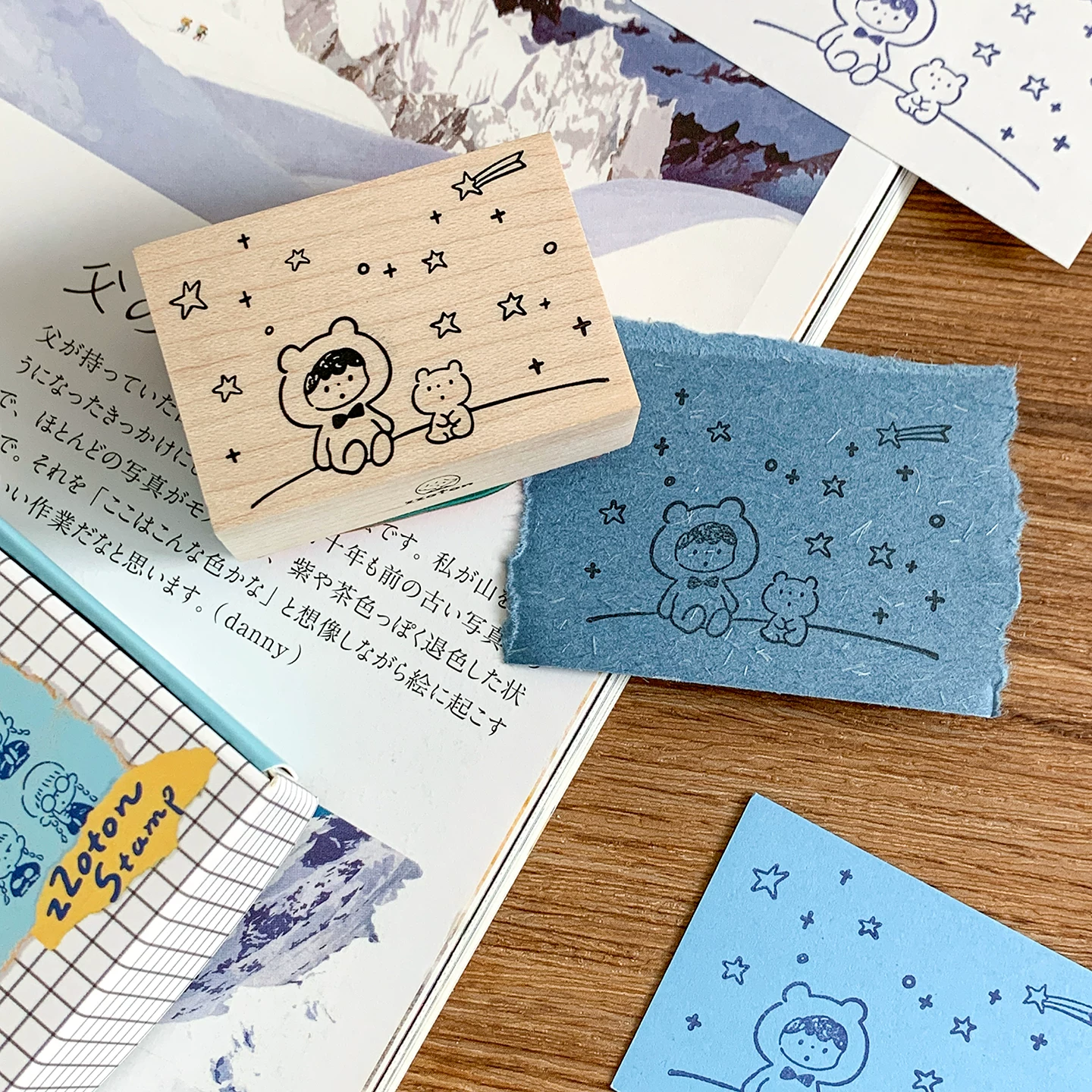 Molinta Wooden Stamp – Under the Stars — gallery