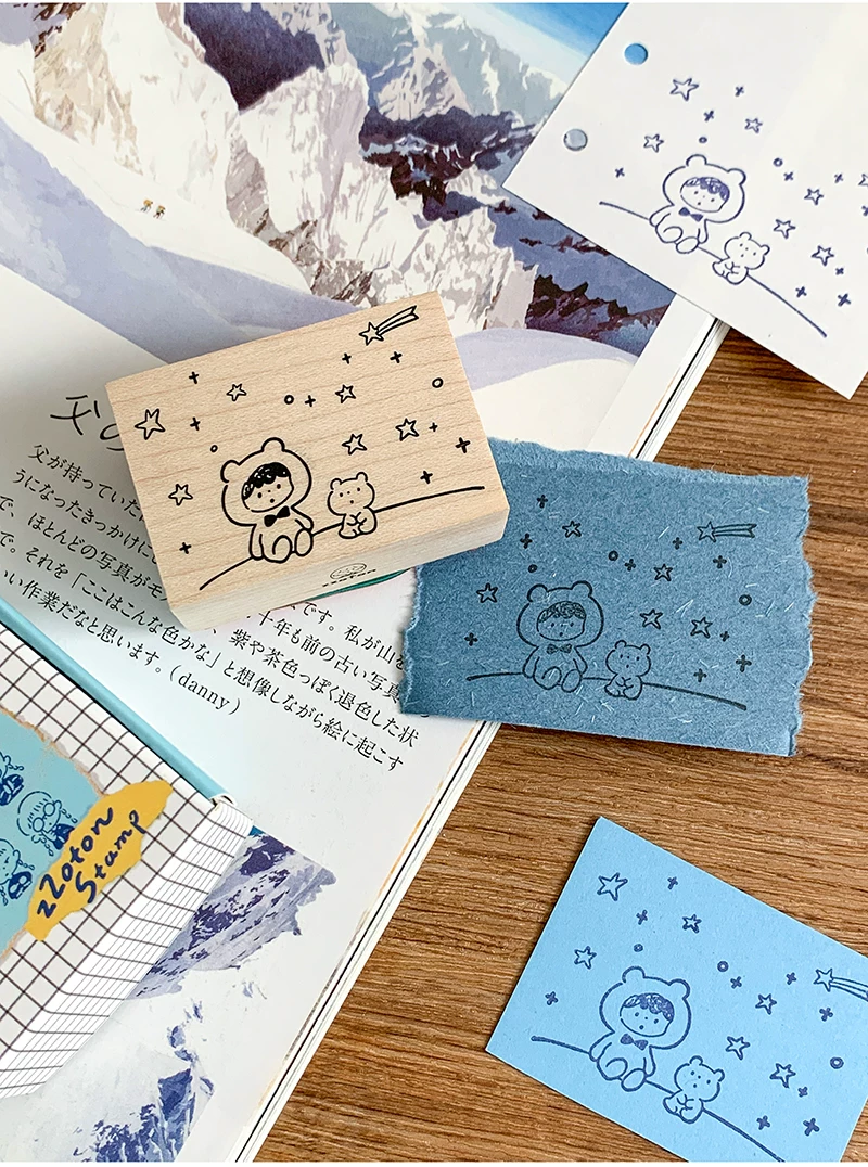 Molinta Wooden Stamp – Under the Stars — gallery