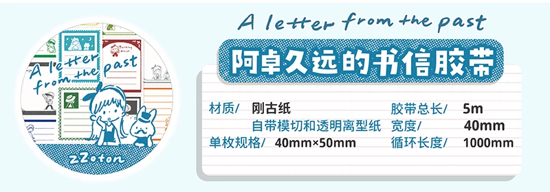 Molinta Writable Memo Roll – A Letter From The Past — gallery