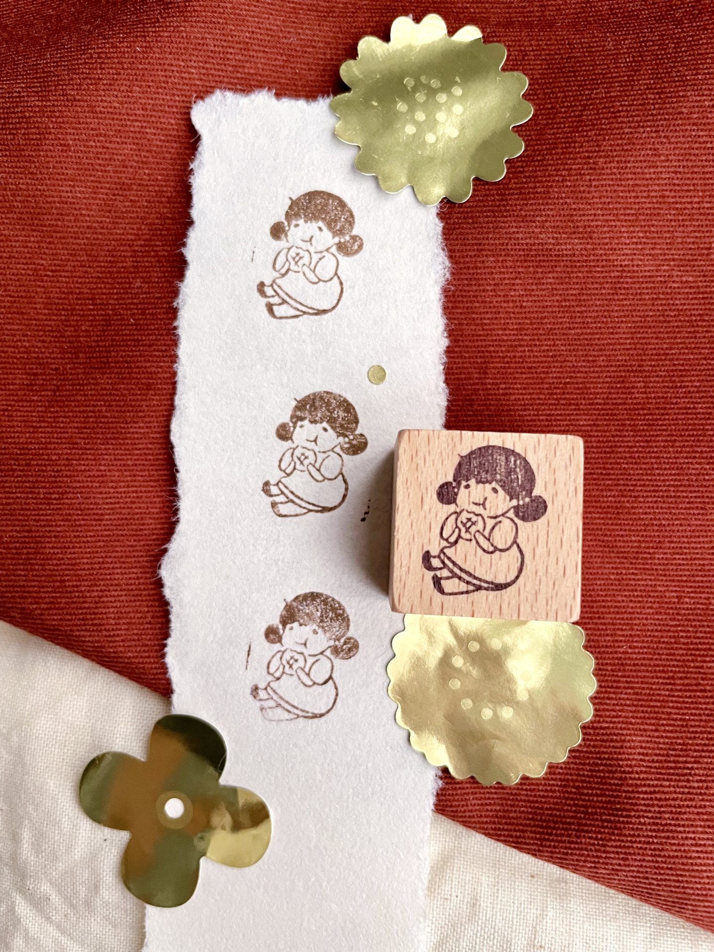 Ms Bulat Rubber Stamp - Happy Meal
