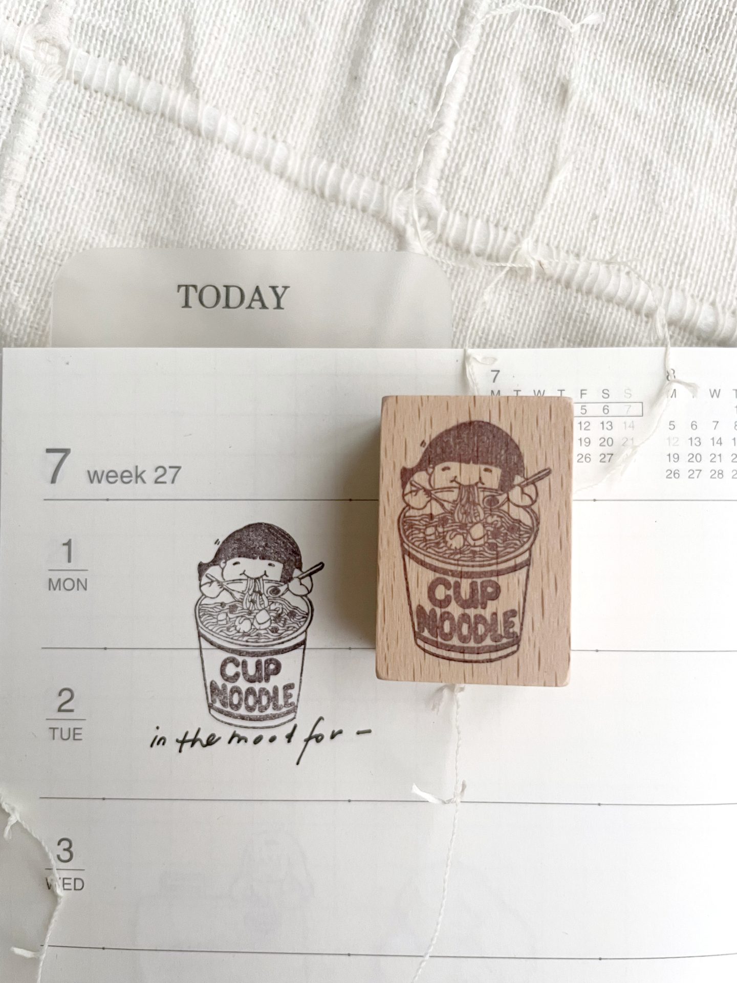 Ms Bulat Rubber Stamp – In the Mood for Noods