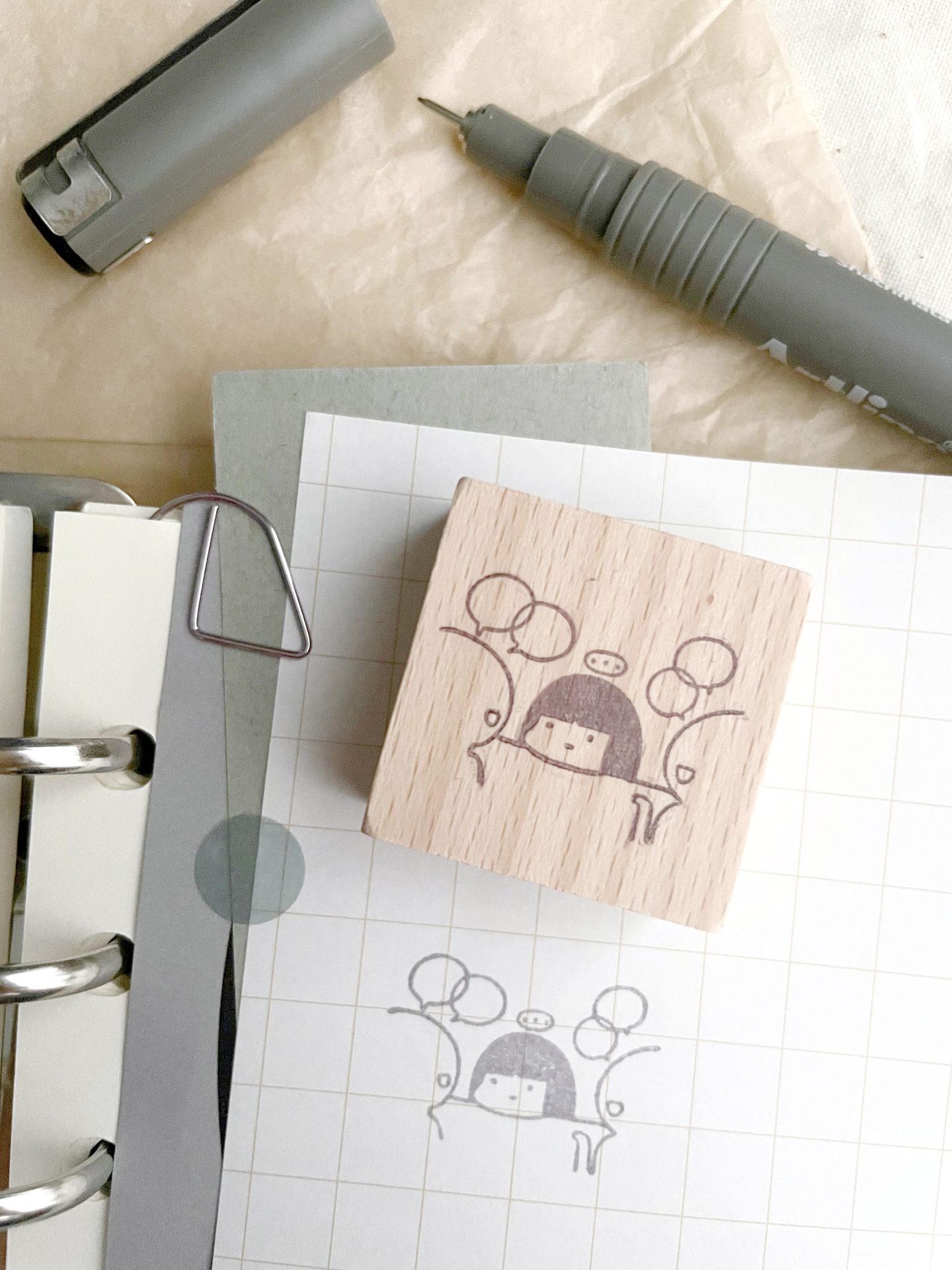 Ms Bulat Rubber Stamp – Info Overload