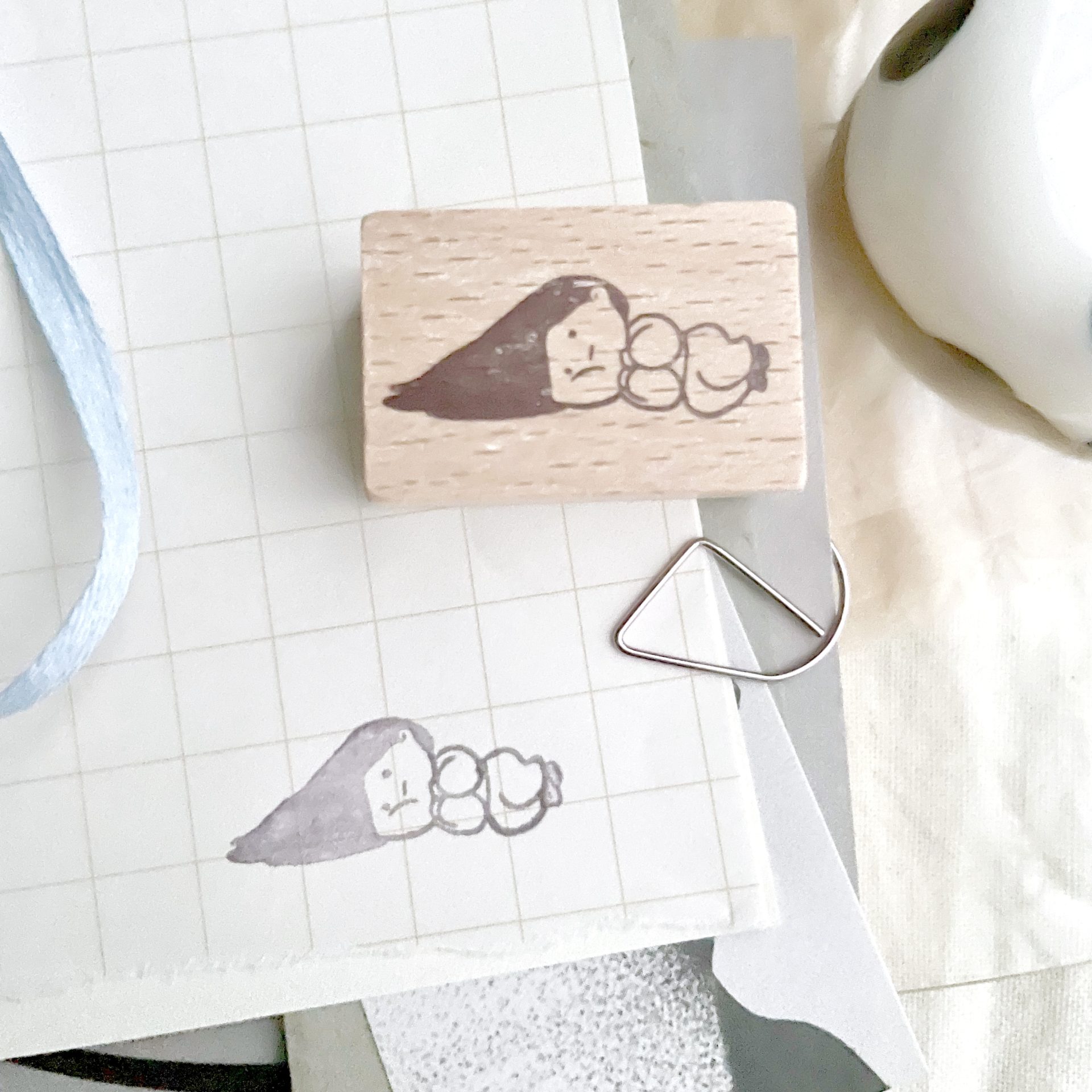 Ms Bulat Rubber Stamp – Leave Me Be