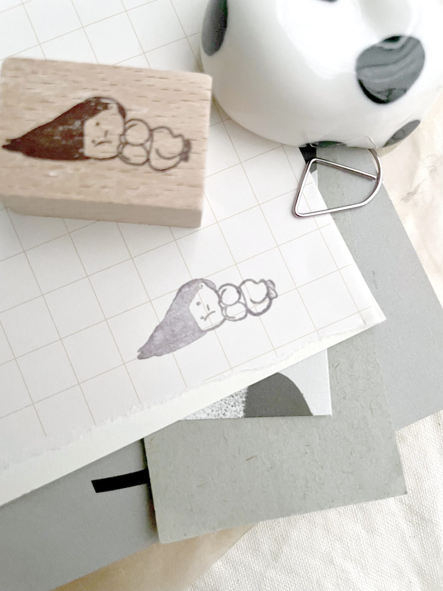 Ms Bulat Rubber Stamp – Leave Me Be — gallery