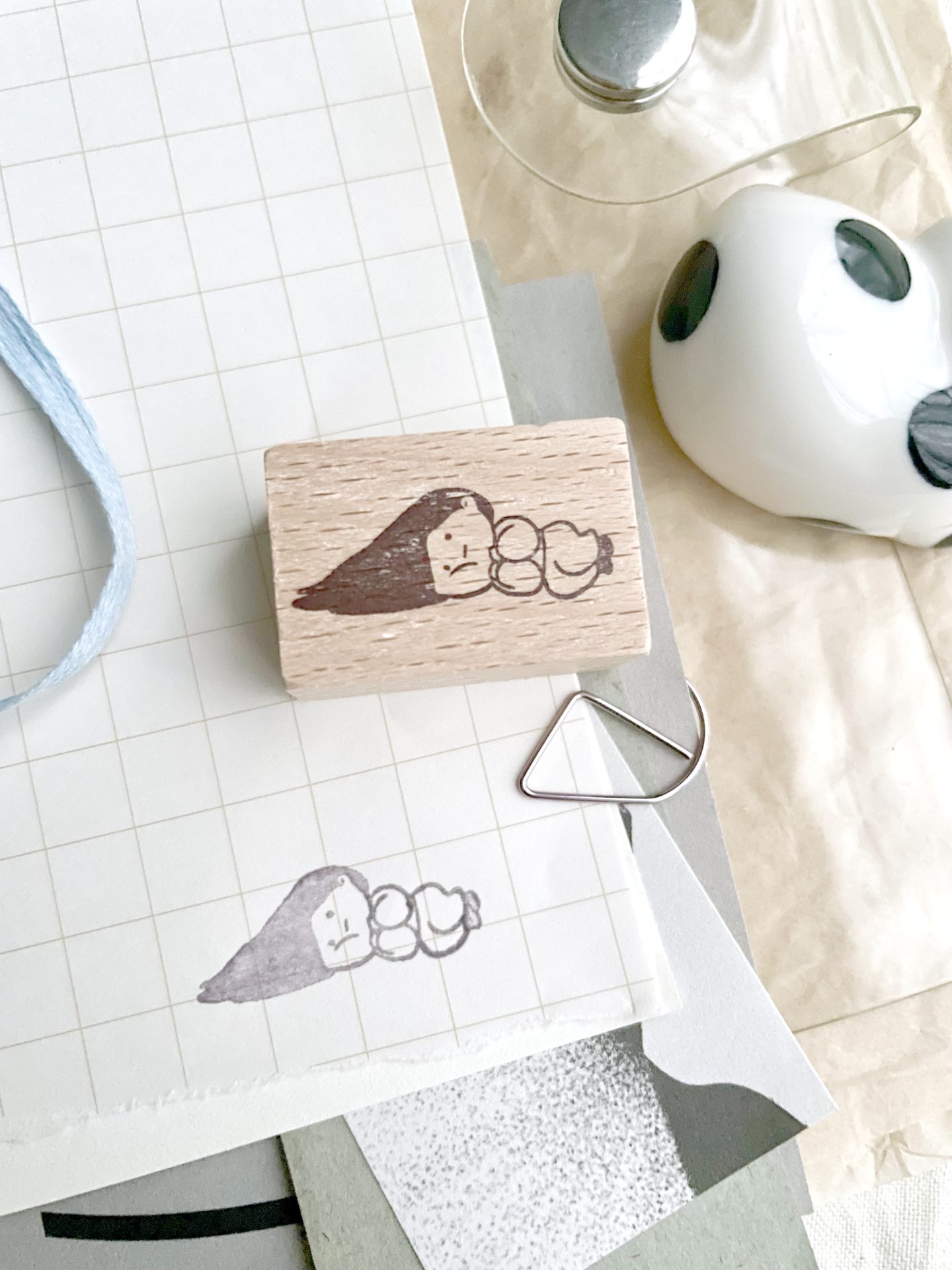 Ms Bulat Rubber Stamp – Leave Me Be — gallery