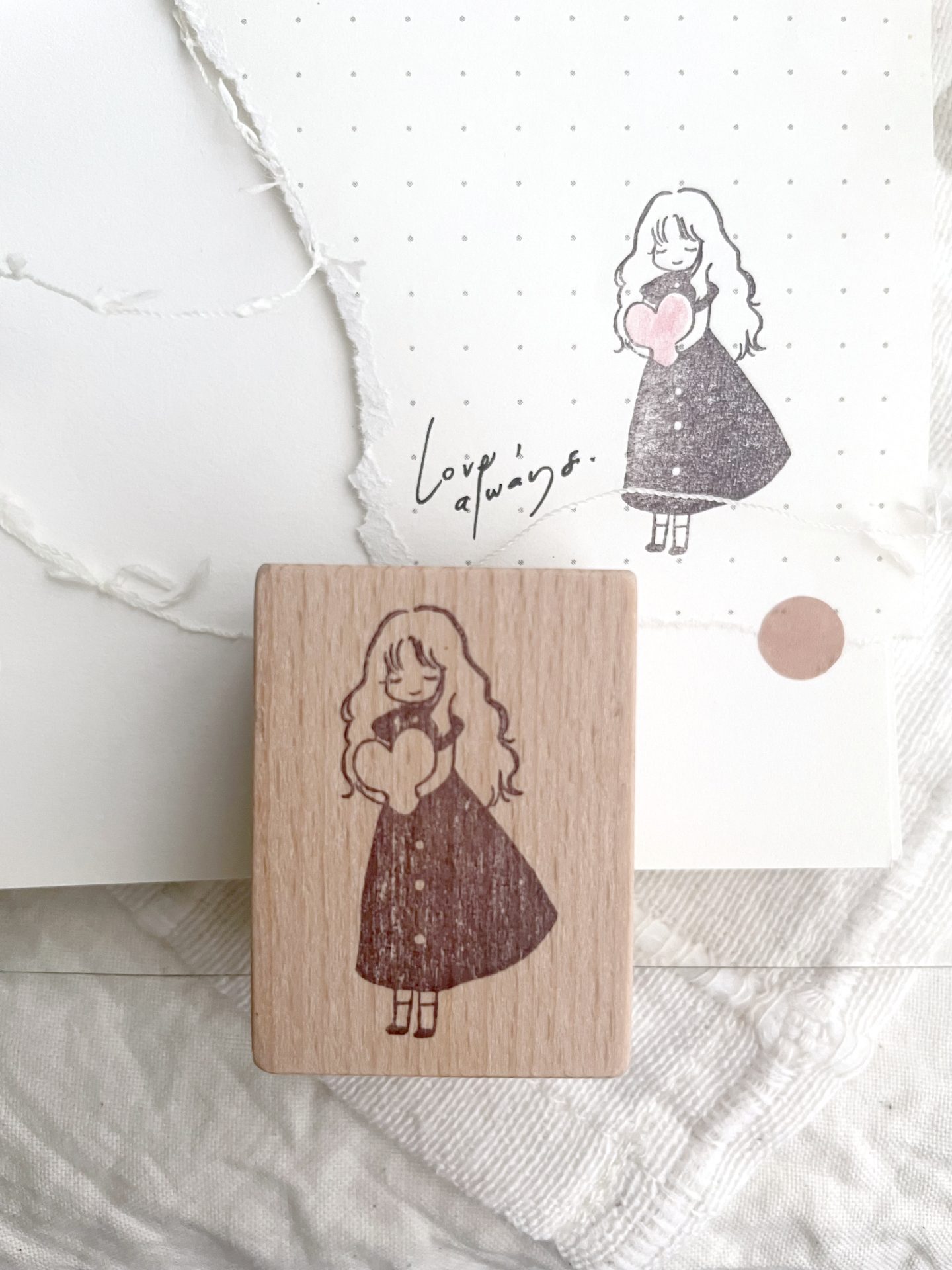Ms Bulat Rubber Stamp – Love, Always
