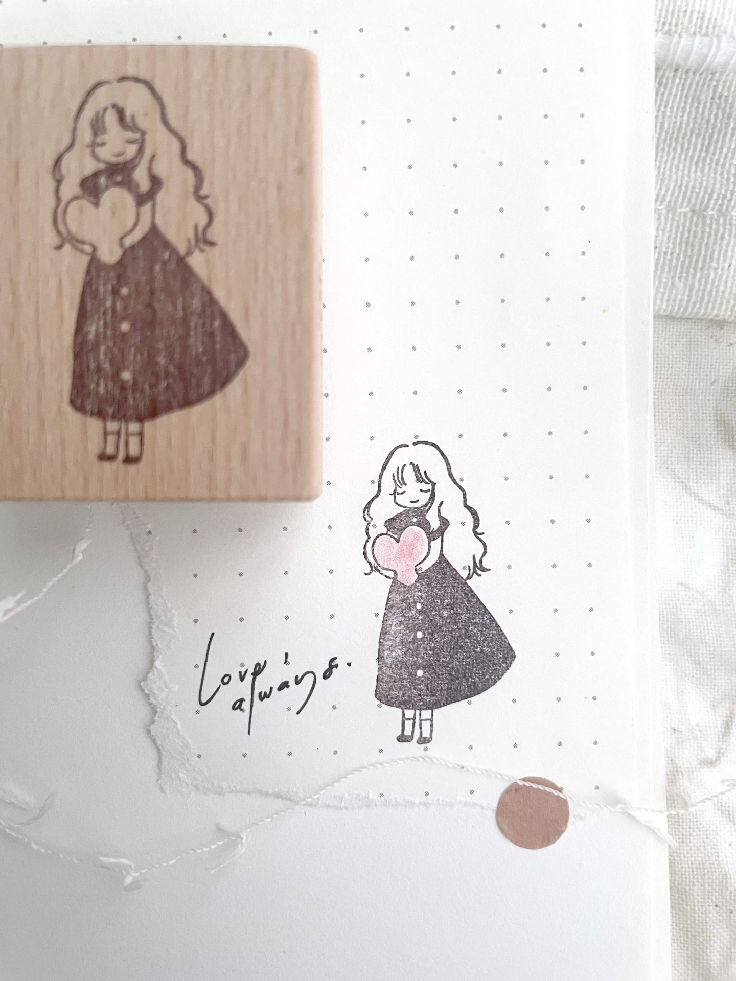 Ms Bulat Rubber Stamp – Love, Always — gallery