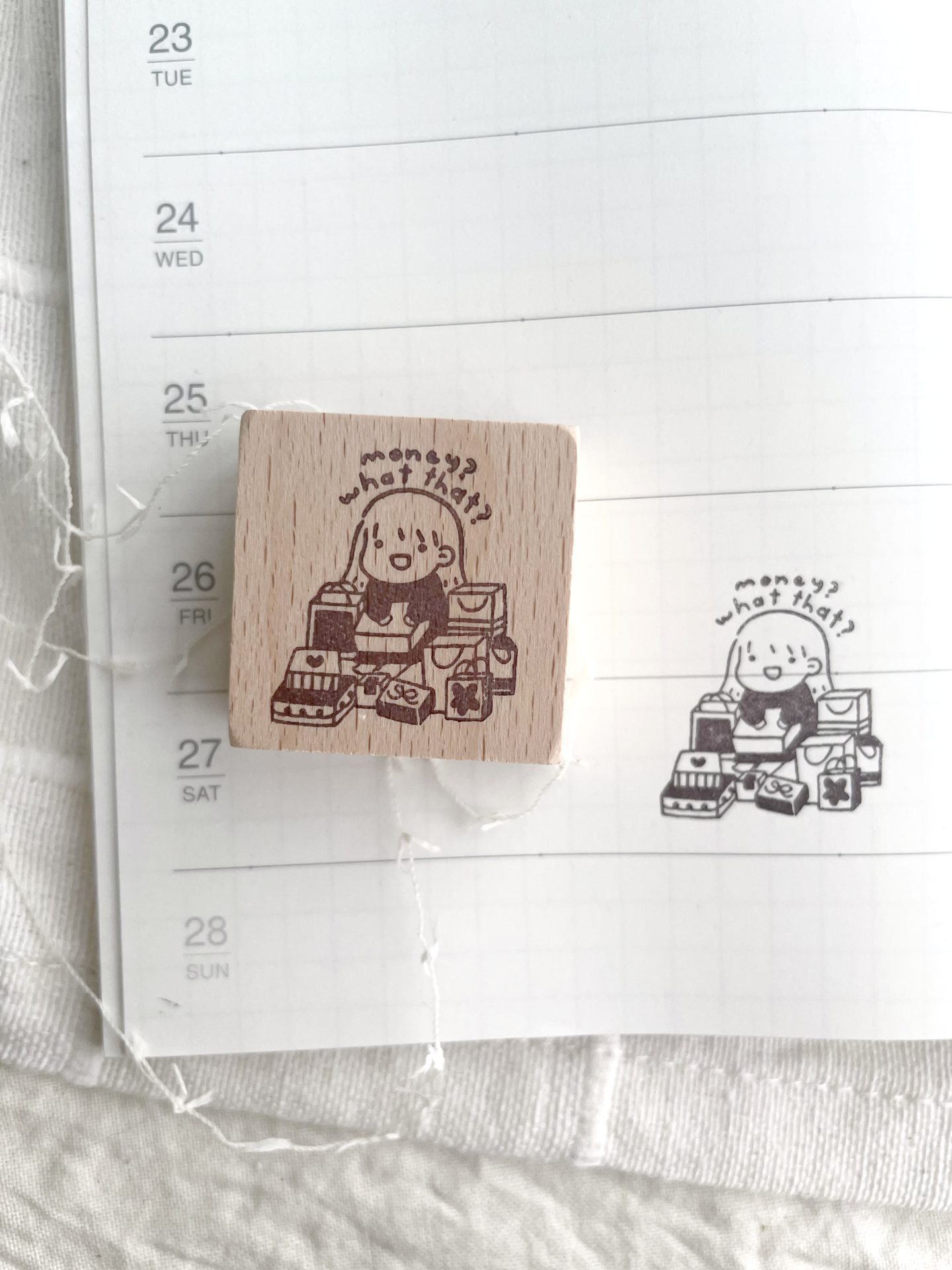 Ms Bulat Rubber Stamp – Money? What That?