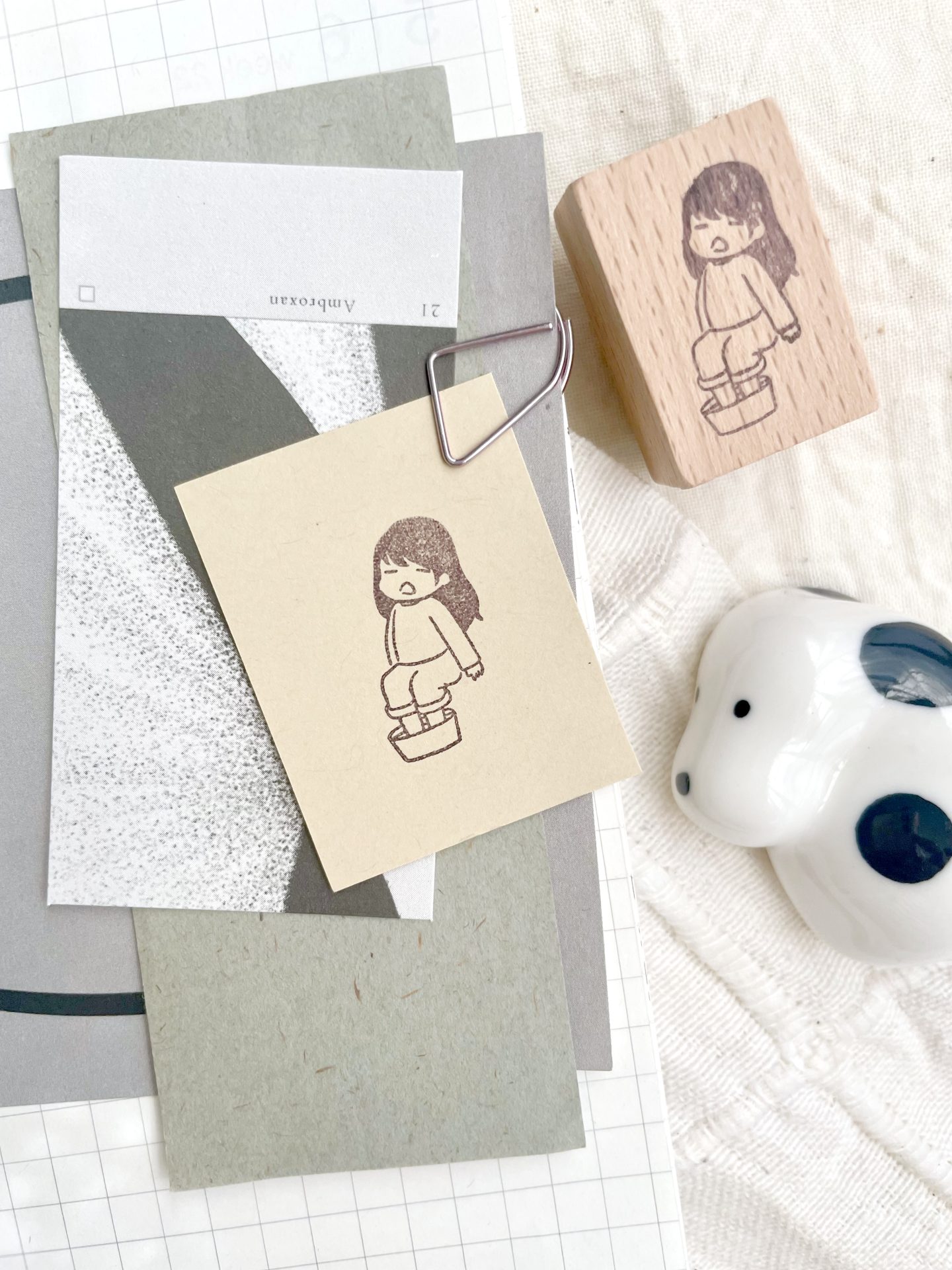 Ms Bulat Rubber Stamp – Soaking Away