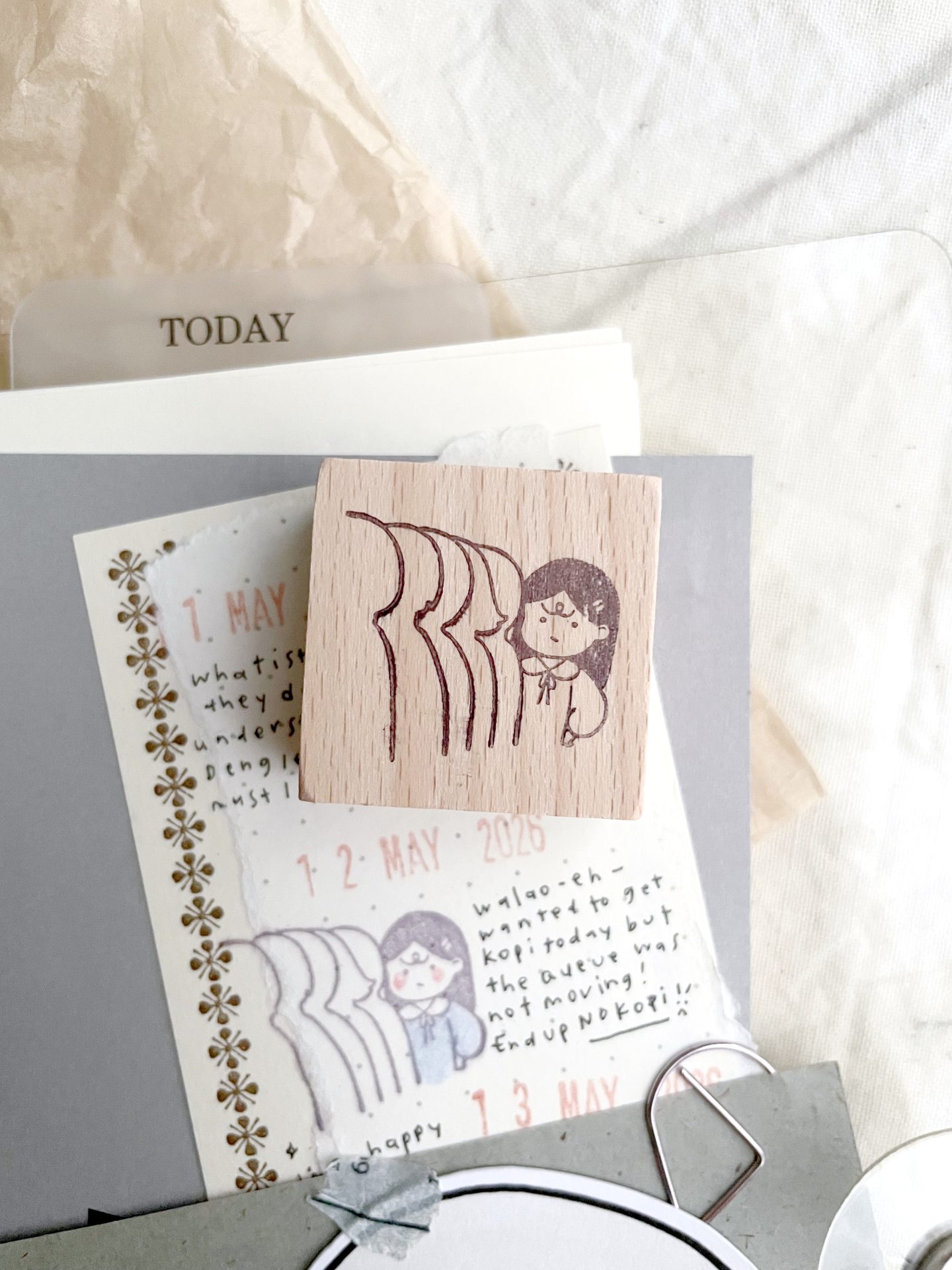 Ms Bulat Rubber Stamp – Taking Forever