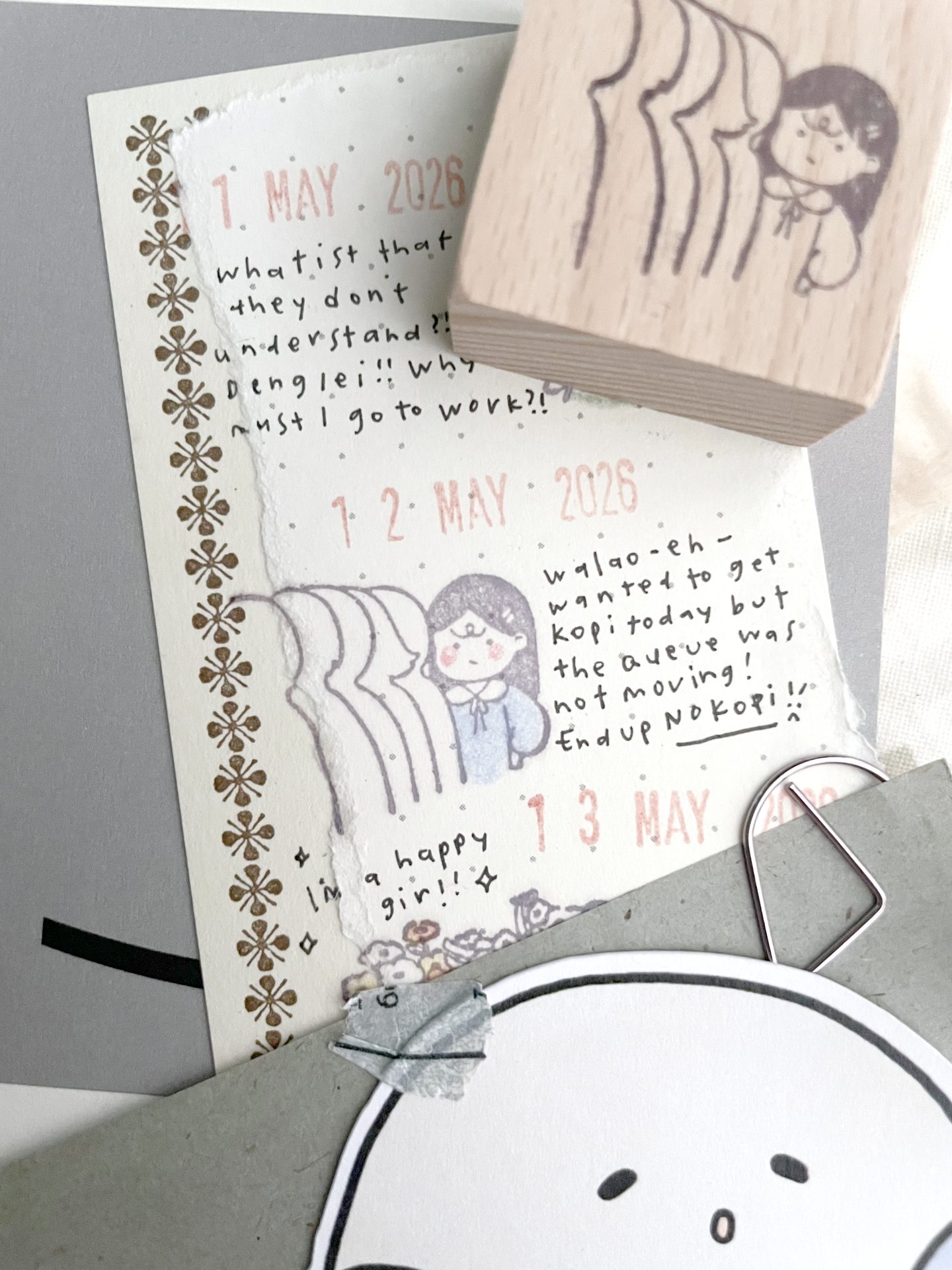 Ms Bulat Rubber Stamp – Taking Forever — gallery