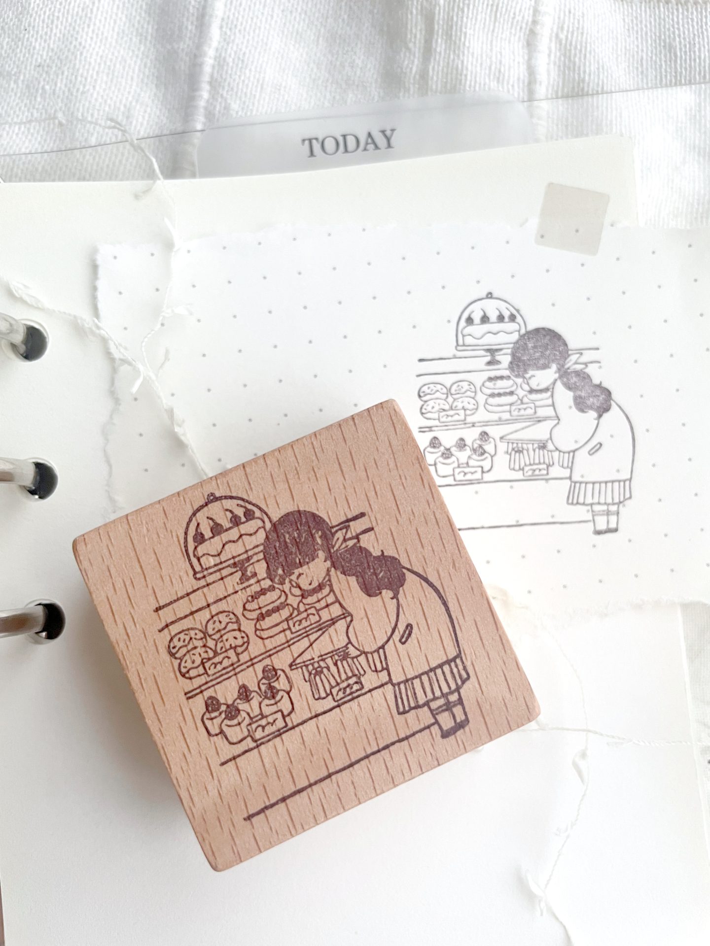 Ms Bulat Rubber Stamp – Taste Happiness