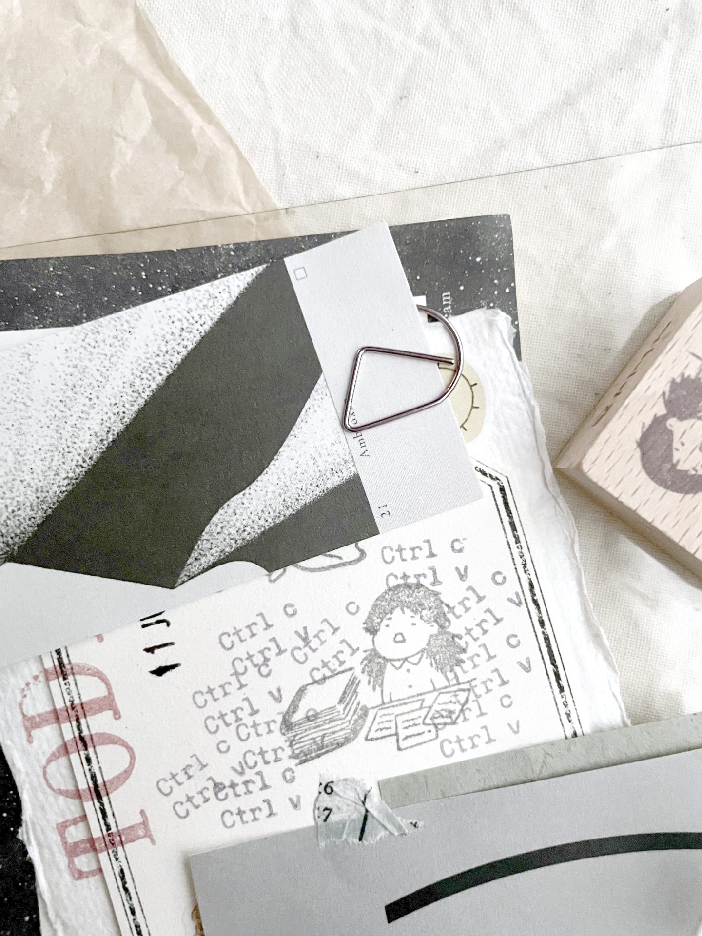 Ms Bulat Rubber Stamp – The Pile Grows — gallery