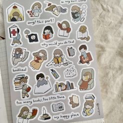Ms Bulat Sticker Sheet – Bookworm Life — gallery
