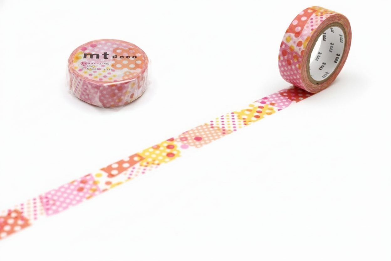 mt Washi Tape – Nega-Posi Dot Pink
