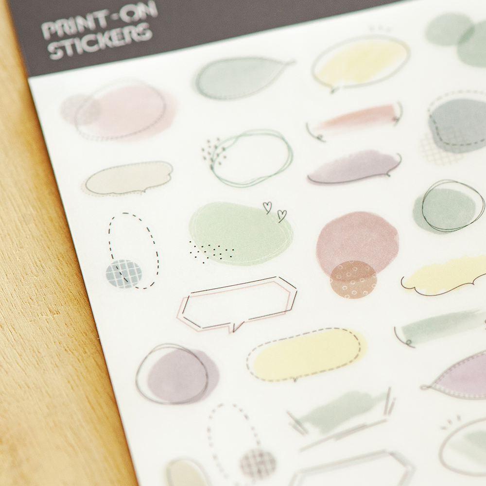 MU Print-On Stickers - no. 274