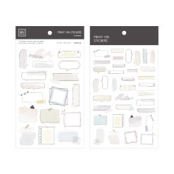 MU Print-On Stickers - no. 275