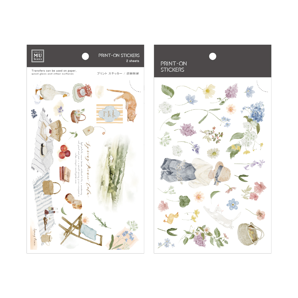MU Print-On Stickers - no. 279