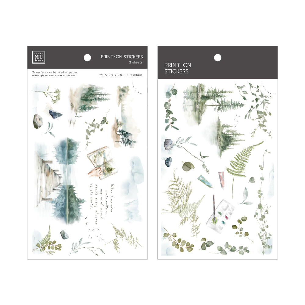 MU Print-On Stickers - no. 280