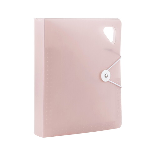 Nakabayashi Katazuku Accordion File A5 – Mist Pink