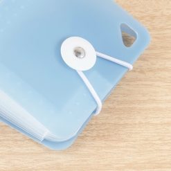 Nakabayashi Katazuku Accordion File Mini – Mist Blue — gallery