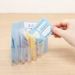 Nakabayashi Katazuku Accordion File Mini – Mist Blue — gallery