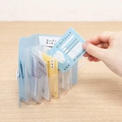 Nakabayashi Katazuku Accordion File Mini – Mist Pink — gallery