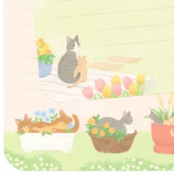 NB Wanowa Nyantomo Cats Letter Set - Flower Garden - Image 5