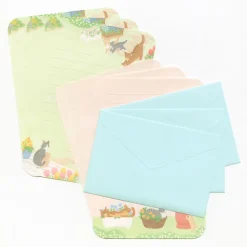 NB Wanowa Nyantomo Cats Letter Set - Flower Garden - Image 2