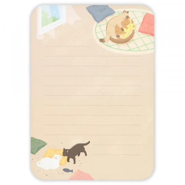 NB Wanova Nyantomo Cats Letter Set - Goodnight