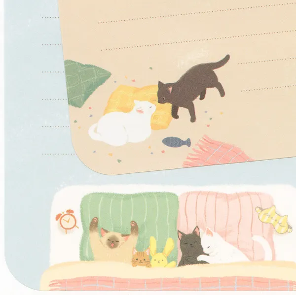 NB Wanova Nyantomo Animals Letter Set - Goodnight