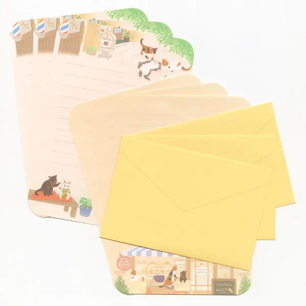 NB Wanova Nyantomo Cats Letter Set - Town