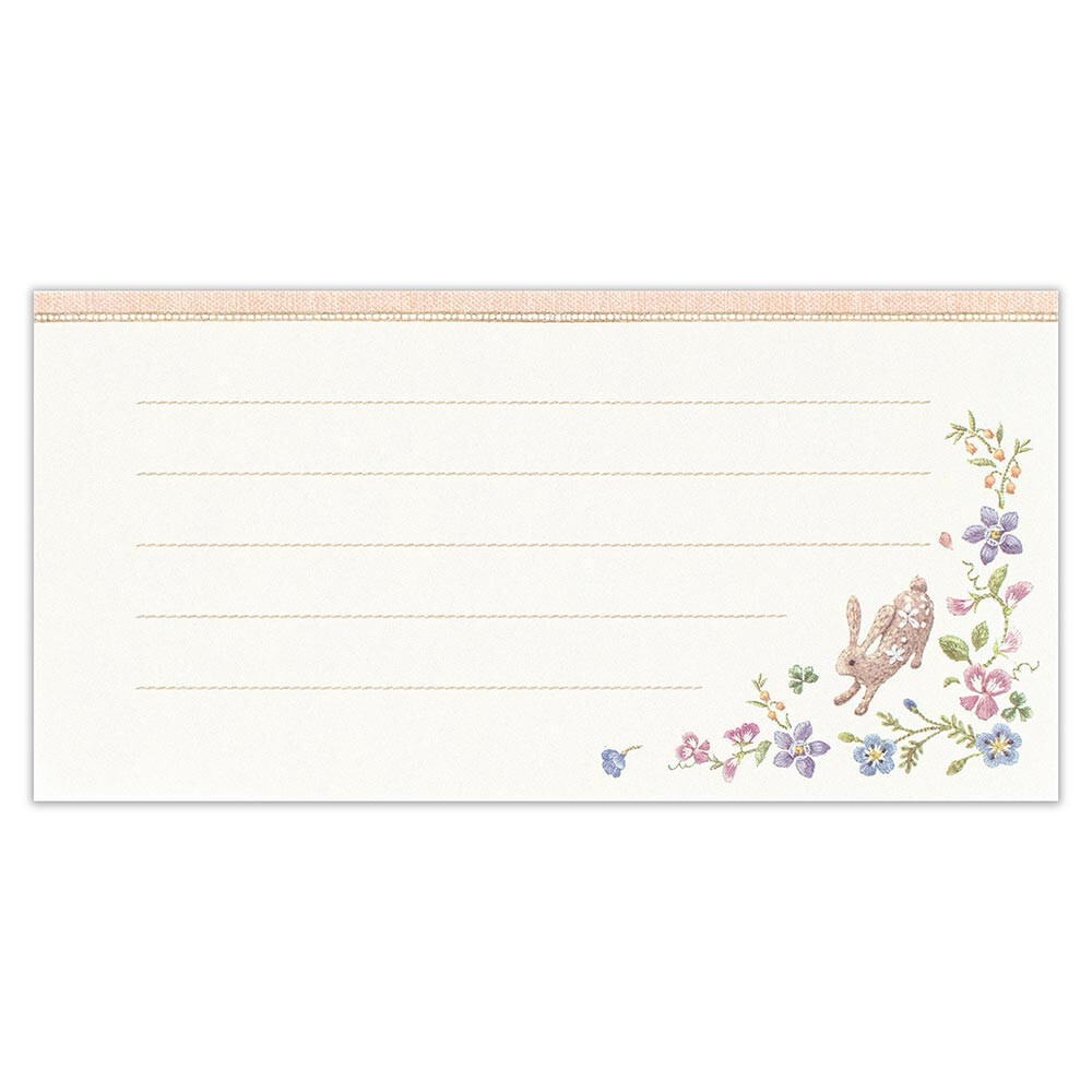 NB Wanowa Fleurs et Chance Letter Pad – Fête — gallery
