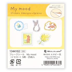 NB Wanowa My Mood Flake Stickers – Bunnies — gallery
