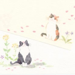NB Wanowa Necorobi Letter Set – Cat Blossom Viewing — gallery