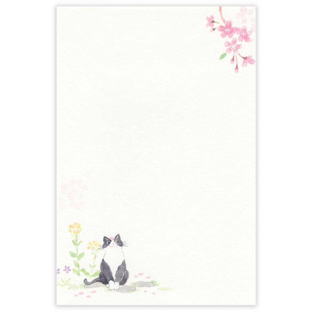 NB Wanowa Necorobi Letter Set – Cat Blossom Viewing — gallery