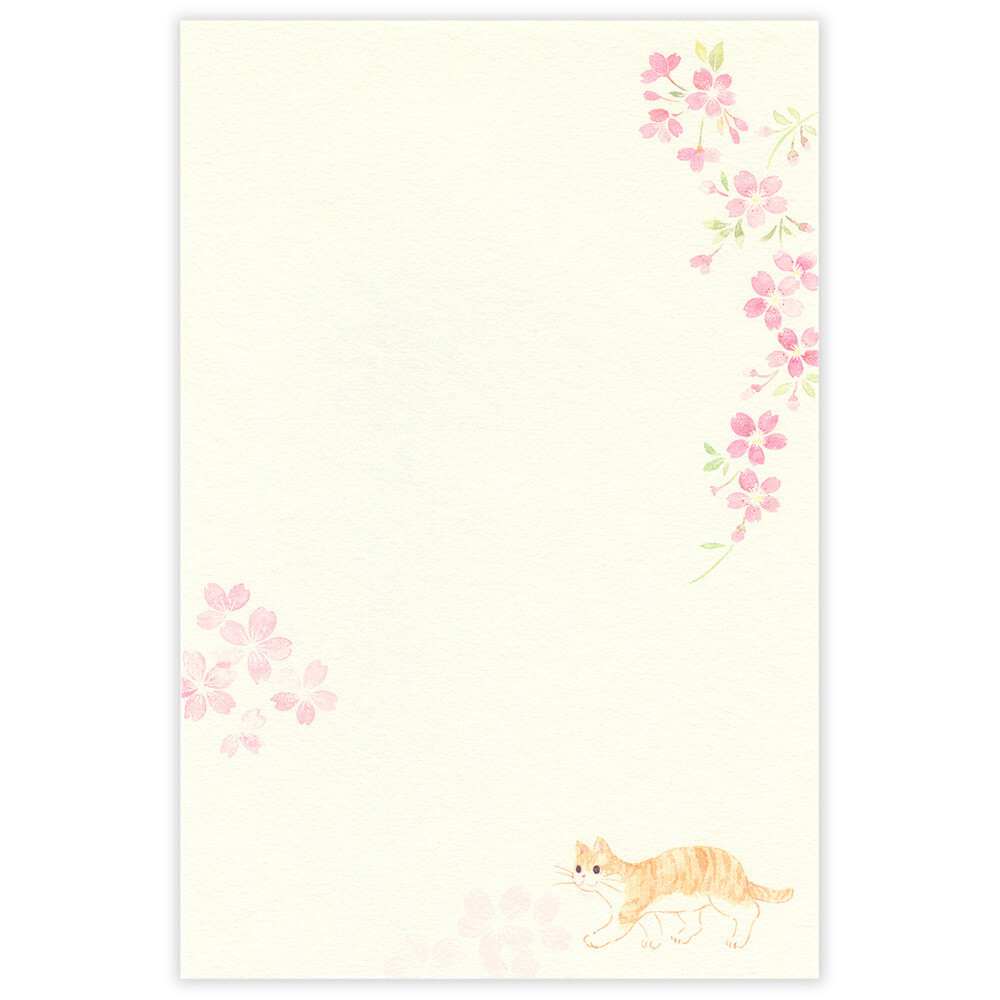 NB Wanowa Necorobi Letter Set – Cat Blossom Viewing — gallery