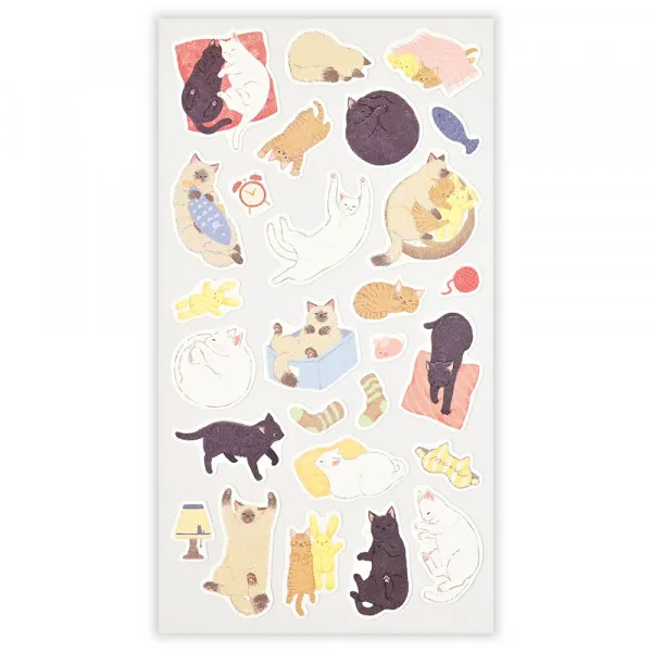 NB Wanowa Nyantomo Cats Stickers - Goodnight