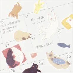 NB Wanowa Nyantomo Cats Stickers - Goodnight