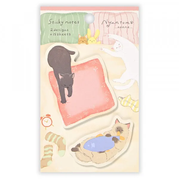 NB Wanowa Nyantomo Cats Sticky Notes - Goodnight