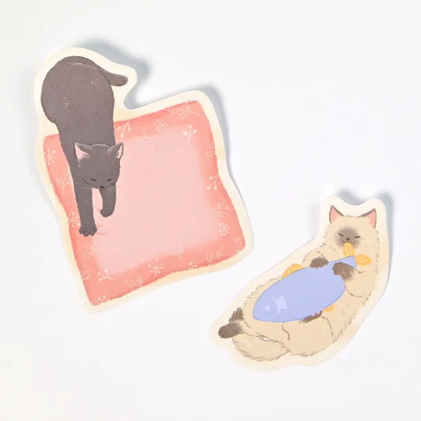 NB Wanowa Nyantomo Cats Sticky Notes - Goodnight