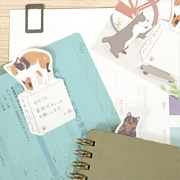 NB Wanowa Nyantomo Cats Sticky Notes - Town
