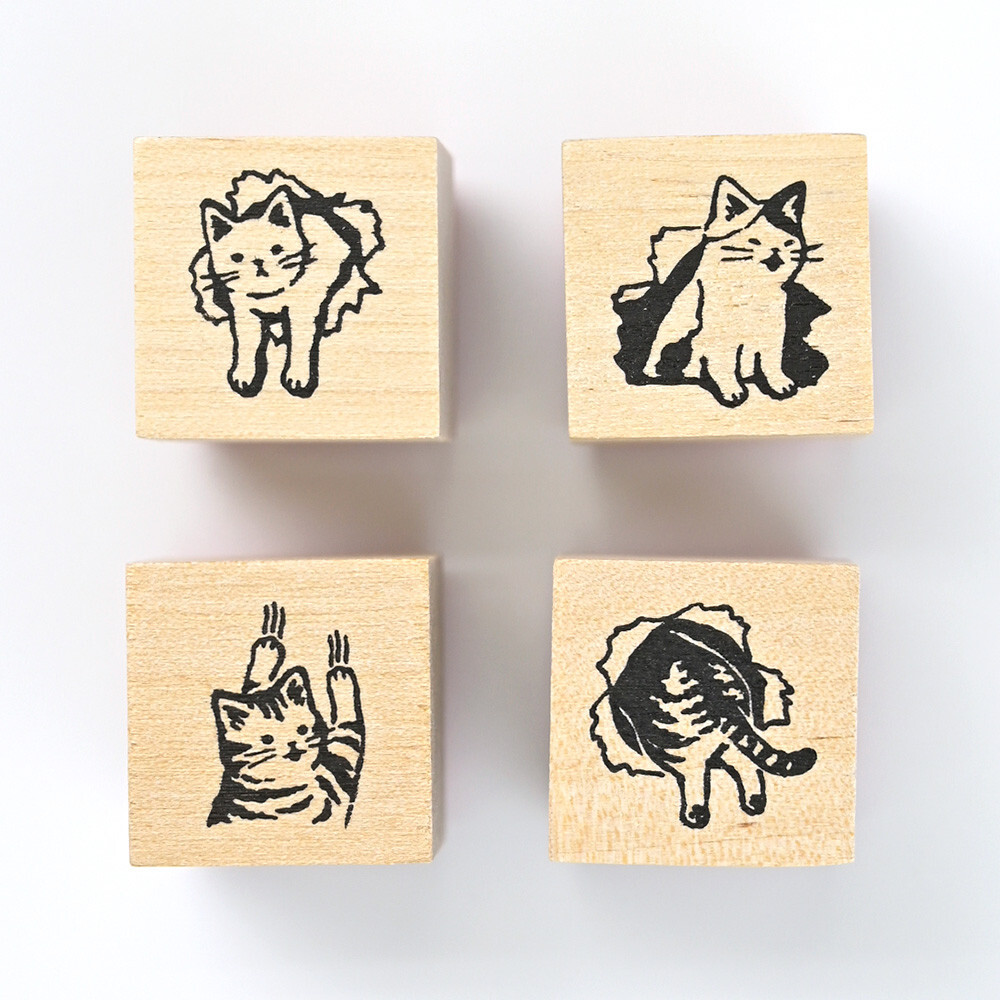 NB Wanowa Wooden Stamp Set – Cat — gallery