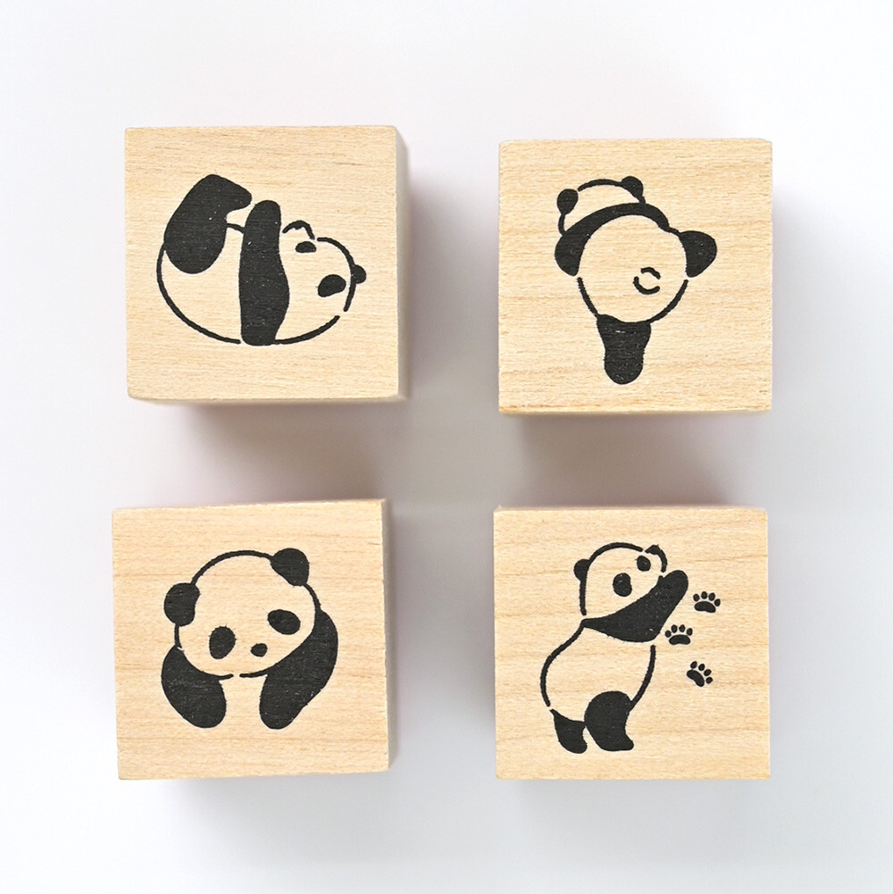 NB Wanowa Wooden Stamp Set – Panda — gallery