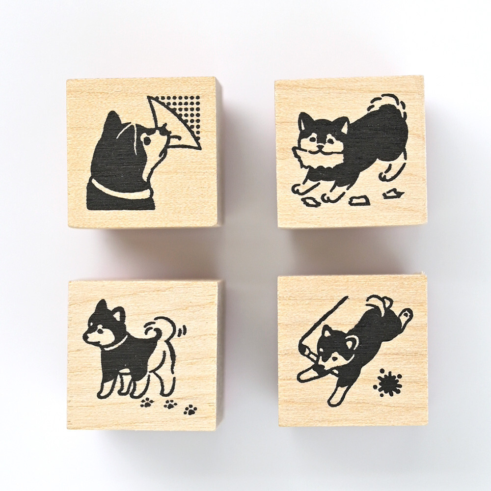 NB Wanowa Wooden Stamp Set – Shiba — gallery