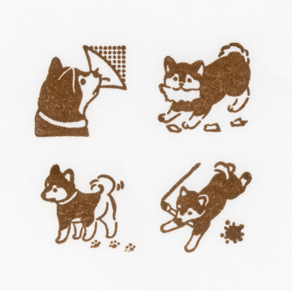 NB Wanowa Wooden Stamp Set – Shiba — gallery