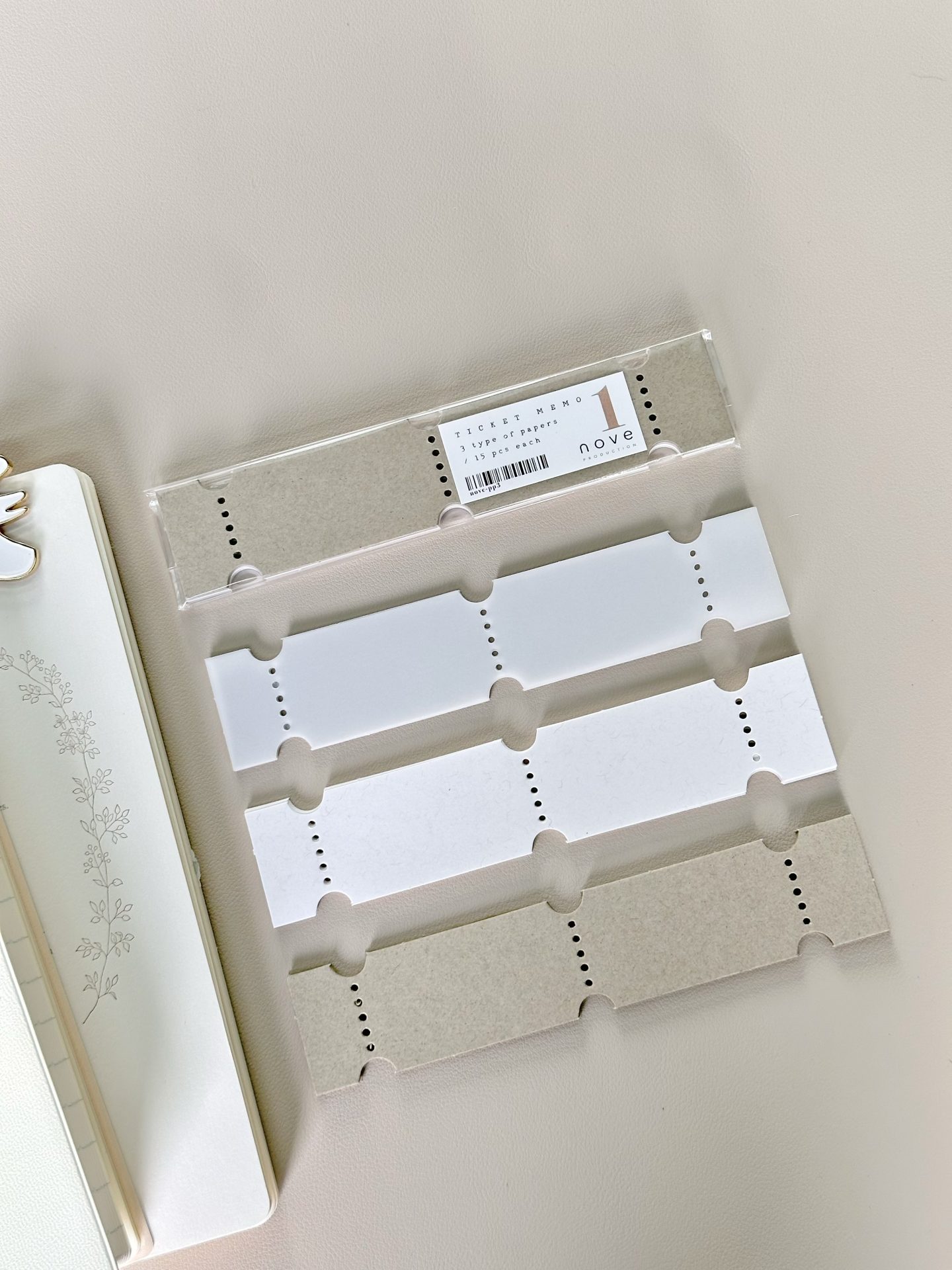 Nove Jourt'aime Ticket Memo Sheets